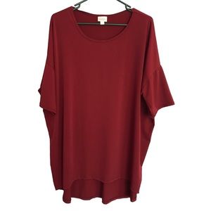 LuLaRoe 2x Irma top, EUC